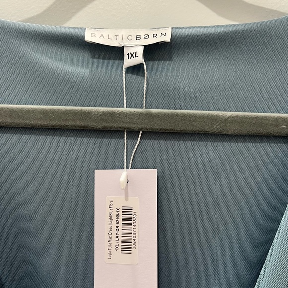 Baltic Born Soft Blue Long Sleeve Dress - Picture 3 of 3